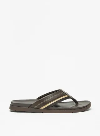 Men Textured Slip-On Sandals