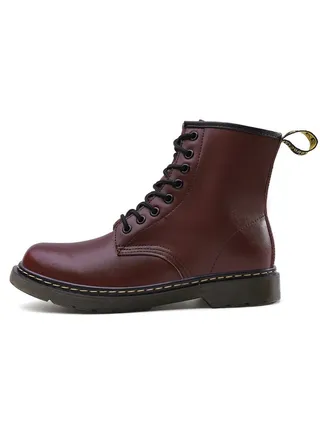 New Men's Casual Leather Boots 