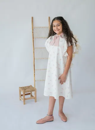 Soft Whisper Floral Dress 