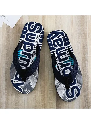 Summer Men's and Women's Flip Flops Beach Slippers 