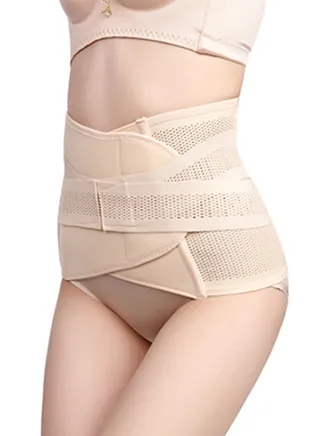 Torso Waist Training Corsets Beige 