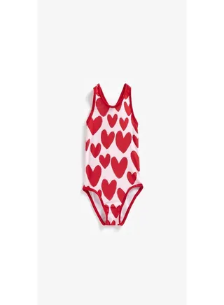 Heart Frilled Swimsuit 