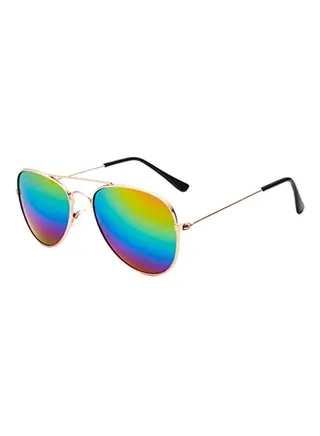 Kids' Retro Aviator UV Protection Plastic Sunglasses 
