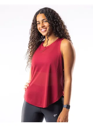 Lightweight Tank Top in Burgundy 