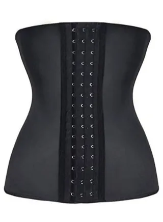 Hourglass Waist Training Corset Black 