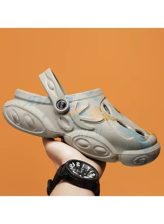 Wear Non Slip Lightweight Perforated Shoes For External Wear 