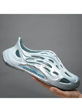 Wear Non Slip Lightweight Perforated Shoes For External Wear 