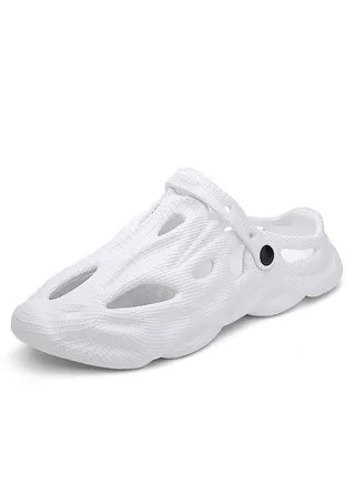 Wear Non Slip Lightweight Perforated Shoes For External Wear 