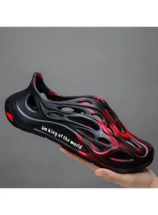 Wear Non Slip Lightweight Perforated Shoes For External Wear 