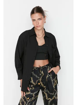 Shirt - Black - Oversize 