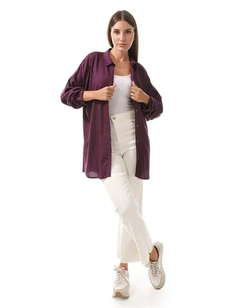 Plain Full Buttoned Regular Fit Shirt 