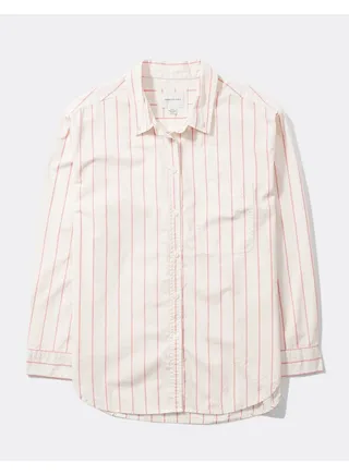 AE Oversized Oxford Button-Up Shirt 