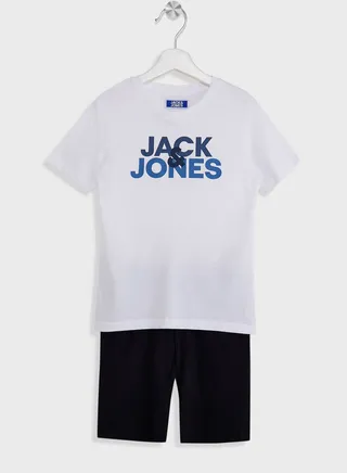 Youth Logo T-Shirt & Shorts Set 