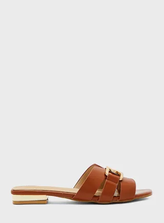 Chunky Chain Link Flat Sandals