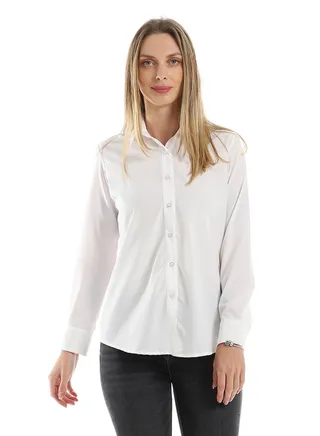 Women Long sleeve buttoned down shirt 
