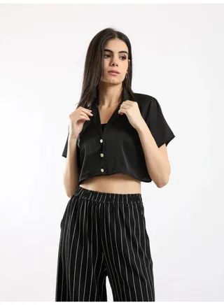 WOMEN EUPHORIA HALF SLEEVES BLOUSE 
