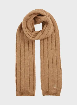 Timeless Logo Detailed Scarf
