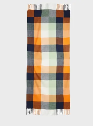 Onlannali  Check Weaved Scarf