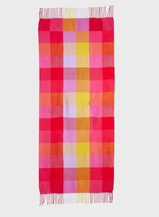 Onlannali  Check Weaved Scarf