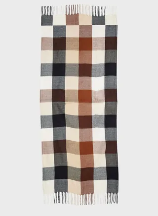 Onlannali  Check Weaved Scarf