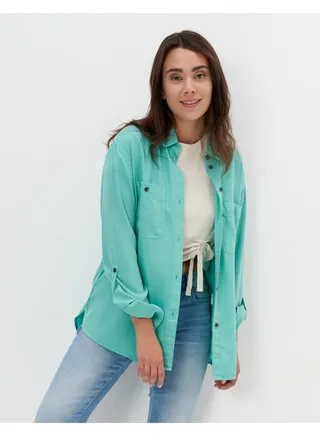 AE Long-Sleeve Button-Up Shirt 