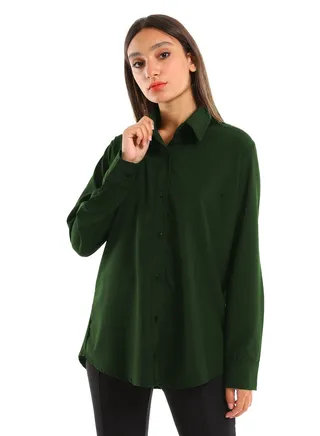 Women Long sleeve buttoned down shirt 