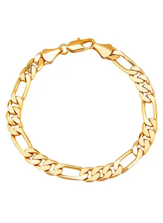 Plain Gold Link Bracelet 