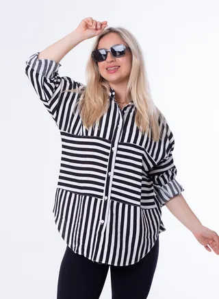 Striped chemise 