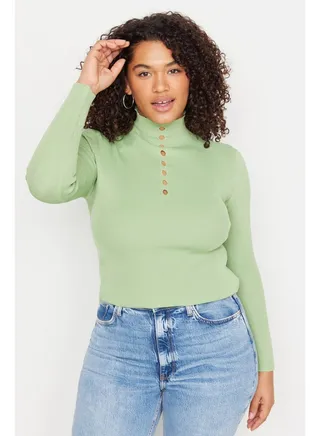 Fitted Plus Size Blouse 