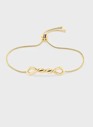 Ionic Thin Gold Plated Steel Bracelet 