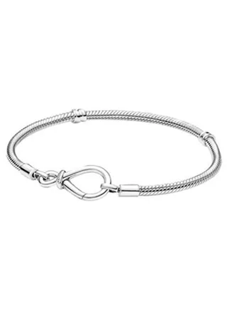 Pandora Moments Infinity Knot Snake Chain Bracelet 