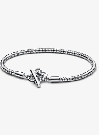 Pandora Moments Classic Fashion Women's Good Luck Chain 925 Silver Bracelet 592419C01 