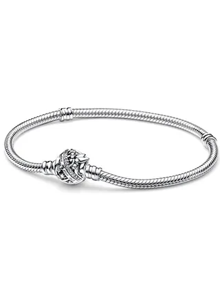 Pandora Disney Tinker Bell Clasp Pandora Moments Snake Chain Bracelet 592548C01-18 