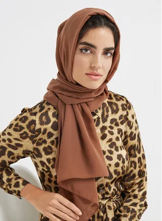 Chiffon Hijab Scarf Caramel 