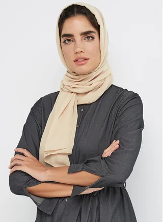 Chiffon Hijab Scarf Praline 