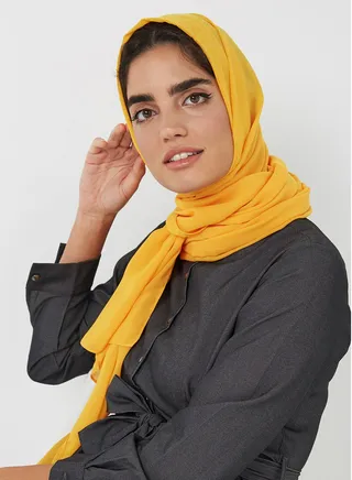 Chiffon Hijab Scarf Mustard 