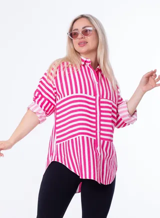 Striped chemise 