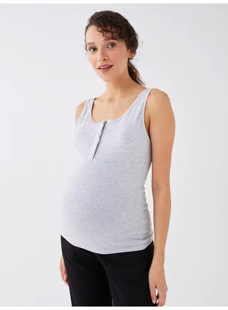 U-Neck Straight Strap Pregnant Undershirt 