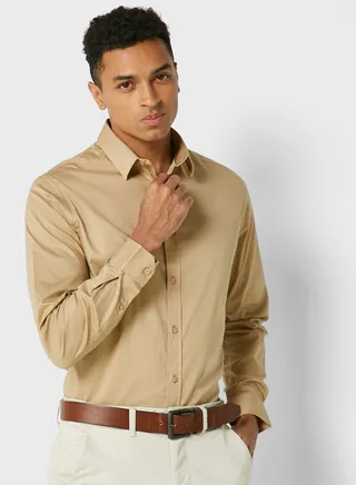 Stretch Poplin Shirt 
