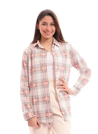 Firebrick Karoh Casual Shirt 