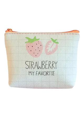 Faux Leather Coin Purse Multicolour 