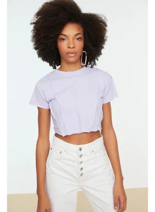 Woman Blouse Lilac 