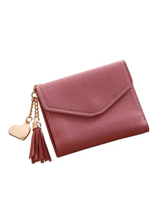 Tassel Coin Purse Pink 
