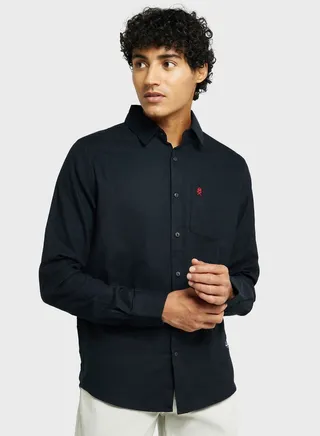 Thomas Scott Classic Cotton Slim Fit Flannel Casual Shirt 