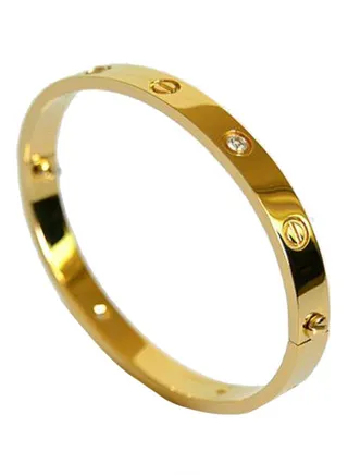 Yellow Gold Bangle 