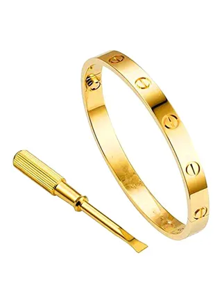Titanium Steel Screws Designs Metal Bracelet 