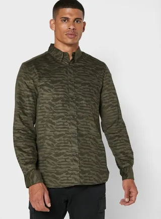 Camo Regular Fit Shirt