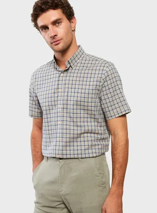 Checked Slim Fit Shirt 