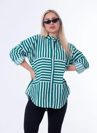 Striped chemise 