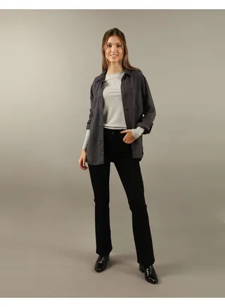 AE Long-Sleeve Button-Up Shirt 